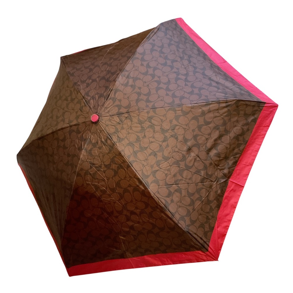 COACH UV Protection Signature Mini Umbrella NWT